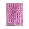 Islamic art inspired Pink silk scarf